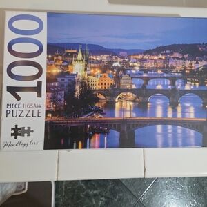Vltava River Prague Czech Republic 1000 Piece Jigsaw Puzzle by Mindbogglers